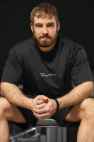 Herren Oversize Sport T-Shirt S-22RS033 Black 4XL