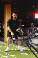 Herren Oversize Sport T-Shirt S-22RS033 Black 4XL