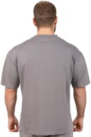 Reichstadt Herren Oversized Kurzes Hemd 22RS033 Dark Grey XXL