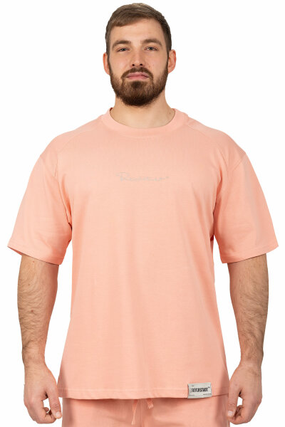 Herren Oversize Sport T-Shirt S-22RS033 Old Pink M