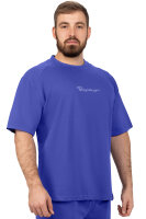 Reichstadt Herren Oversized Kurzes Hemd 22RS033 Light Purple M