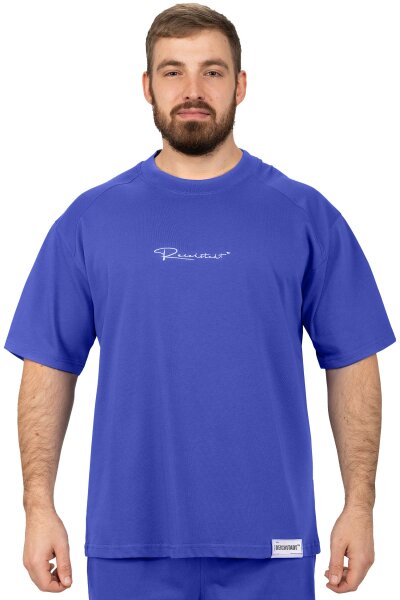 Herren Oversize Sport T-Shirt S-22RS033 Light Purple XXL