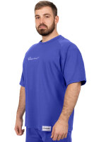 Reichstadt Herren Oversized Kurzes Hemd 22RS033 Light Purple 4XL