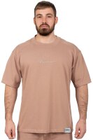 Reichstadt Herren Oversized Kurzes Hemd 22RS033 Warm Brown S