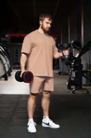 Reichstadt Sports Herren Oversize T-Shirt S-22RS033 Warm Brown S