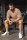 Reichstadt Herren Oversized Kurzes Hemd 22RS033 Warm Brown S