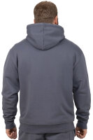 Reichstadt Herren Regular Fit Sport Hoodie Marken-Stick S-23RS034 Anthracite XL