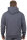 Regular Fit Sport Hoodie Herren Marken-Stick S-23RS034 Anthracite XXL