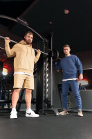 Regular Fit Sport Hoodie Herren Marken-Stick S-23RS034 Beige XS