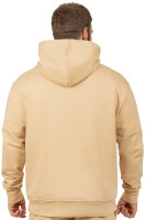 Reichstadt Herren Regular Fit Sport Hoodie Marken-Stick S-23RS034 Beige L