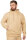 Reichstadt Herren Regular Fit Sport Hoodie Marken-Stick S-23RS034 Beige L
