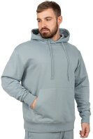 Regular Fit Sport Hoodie Herren Marken-Stick S-23RS034 Grey XS