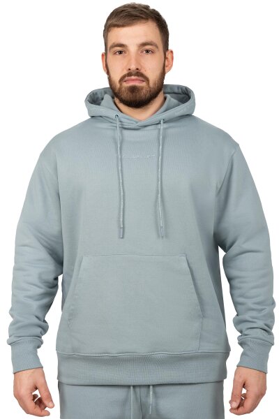 Reichstadt Herren Regular Fit Sport Hoodie Marken-Stick S-23RS034 Grey M