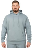 Regular Fit Sport Hoodie Herren Marken-Stick S-23RS034 Grey M