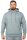 Regular Fit Sport Hoodie Herren Marken-Stick S-23RS034 Grey L