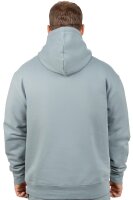 Reichstadt Herren Regular Fit Sport Hoodie Marken-Stick S-23RS034 Grey 3XL