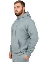 Reichstadt Herren Regular Fit Sport Hoodie Marken-Stick S-23RS034 Grey 3XL
