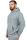 Regular Fit Sport Hoodie Herren Marken-Stick S-23RS034 Grey 3XL