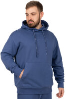 Regular Fit Sport Hoodie Herren Marken-Stick S-23RS034 Dark Blue L