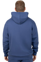 Regular Fit Sport Hoodie Herren Marken-Stick S-23RS034 Dark Blue 3XL