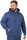 Regular Fit Sport Hoodie Herren Marken-Stick S-23RS034 Dark Blue 3XL