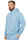 Regular Fit Sport Hoodie Herren Marken-Stick S-23RS034 Baby Blue XS