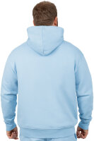 Regular Fit Sport Hoodie Herren Marken-Stick S-23RS034 Baby Blue S