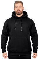 Reichstadt Herren Regular Fit Sport Hoodie Marken-Stick S-23RS034 Black S