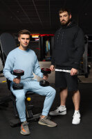 Regular Fit Sport Hoodie Herren Marken-Stick S-23RS034 Black 4XL