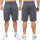 Reichstadt Herren Regular Fit Kurze Sport Hose S-23RS036 Anthracite L