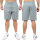 Reichstadt Herren Regular Fit Kurze Sport Hose S-23RS036 Grey 5XL