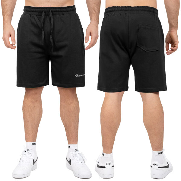 Regular Fit Shorts Herren Marken-StickS-23RS043 Black L