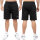 Regular Fit Shorts Herren Marken-StickS-23RS043 Black 5XL