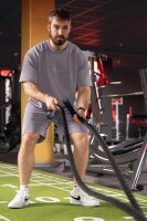 Regular Fit Shorts Herren Marken-StickS-23RS043 Dark Grey XS