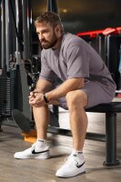 Regular Fit Shorts Herren Marken-StickS-23RS043 Dark Grey L