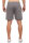 Regular Fit Shorts Herren Marken-StickS-23RS043 Dark Grey 4XL
