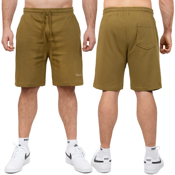 Regular Fit Shorts Herren Marken-StickS-23RS043 Khaki M