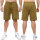 Regular Fit Shorts Herren Marken-StickS-23RS043 Khaki M