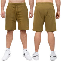 Regular Fit Shorts Herren Marken-StickS-23RS043 Khaki 4XL