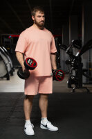 Regular Fit Shorts Herren Marken-StickS-23RS043 Old Pink XXL