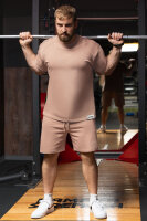 Regular Fit Shorts Herren Marken-StickS-23RS043 Warm Brown S