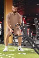 Reichstadt Herren Regular Fit Sport Hose Marken-Stick S-23RS043 Warm Brown L