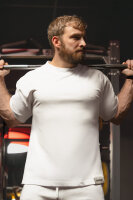Reichstadt Herren Relaxed Fit Sport Kurzarmshirt S-23RS041 White L