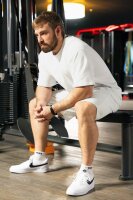 Reichstadt Herren Relaxed Fit Sport Kurzarmshirt S-23RS041 White 5XL