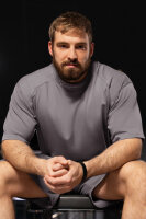 Herren Sport Oversize T-Shirt S-23RS041 Dark Grey 4XL