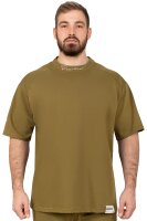 Reichstadt Herren Relaxed Fit Sport Kurzarmshirt S-23RS041 Khaki 3XL