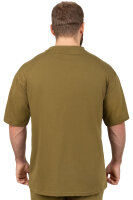 Reichstadt Herren Relaxed Fit Sport Kurzarmshirt S-23RS041 Khaki 3XL