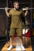 Reichstadt Herren Relaxed Fit Sport Kurzarmshirt S-23RS041 Khaki 3XL
