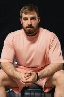 Reichstadt Herren Relaxed Fit Sport Kurzarmshirt S-23RS041 Old Pink 5XL