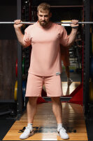Reichstadt Herren Relaxed Fit Sport Kurzarmshirt S-23RS041 Old Pink 5XL